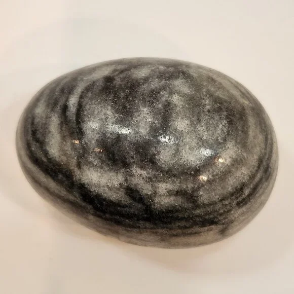 Vintage Marble Alabaster Decorative Stone Eggs Lot Of 5 - Picture 4 of 9